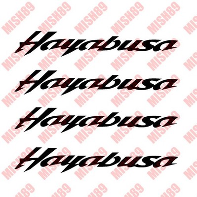 Hayabusa Decal Suzuki Hayabusa Sticker Motorcycle Fairing Decal - Any Size