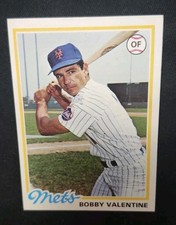 1978 Topps Bobby Valentine 712 New York Mets