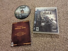 Fallout 3 Game Of The Year GOTY Edition Sony PlayStation 3 PS3 CIB Complete 