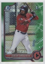 2022 Bowman Chrome Prospects Green Refractor 76/99 Junior Sanquintin #BCP-80 0c6