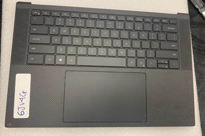 Dell XPS 15 9500 9510 Palmrest Green Synaptic Touchpad US Keyboard  05y9t0 B19