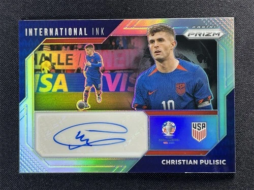 2024 Prizm Copa America Christian Pulisic Silver International Ink Auto USA /99