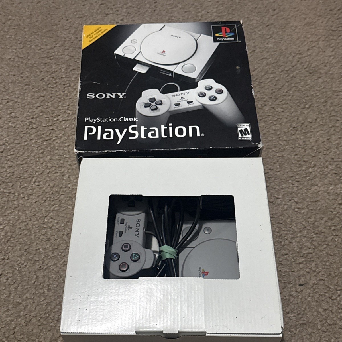 Sony PlayStation Classic PS1 Mini Console 2018, 20 Built-in Retro