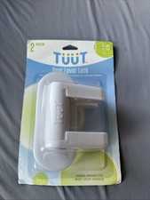 Tuut Door Lever Lock 2 Pack Child Proof Doors  Handles 3M Adhesive  NEW 