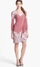 Women's BCBGMAXAZRIA Adele Wrap Dress Size M Red