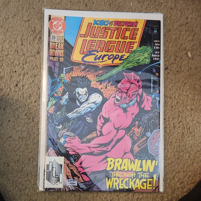 DC Comics Justice League Europe #33 (1992) Lobo Despero Breakdowns Part 10