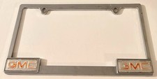 Vintage Gmc Trucks Booster License Plate Frame Sierra 100 Ck 1500 2500 Carryall