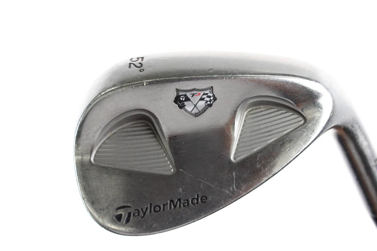 Fer Wedge TaylorMade RAC 52° – Acier Satin Chrome, Bounce 8°, Manche Droit 36 Pouces – Occasion Bon état