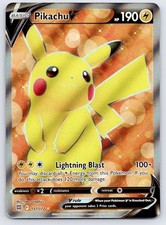 Pikachu V 157/172 Ultra Rare Brilliant Stars Pokemon Holo Near Mint on eBay