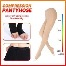Compression Pantyhose 30-40 mmHg Circulation Varicose Swelling Ulcers Stockings