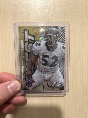 2024 Topps Finest Mystery Refractor Ray Lewis Gold 01/10 Ravens 1:418