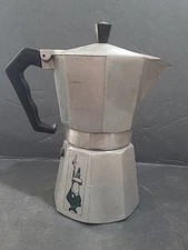 Vintage Bialetti Crusinallo Moka Express Stovetop Espresso Coffee Maker Italy 