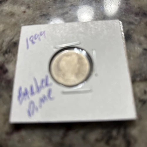 1899-P  Barber Dime, Nice Coin! 90% Silver Coin