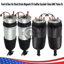 Front & Rear Air Shock Struts Magnetic Fit Cadillac Escalade Tahoe GMC Yukon XL