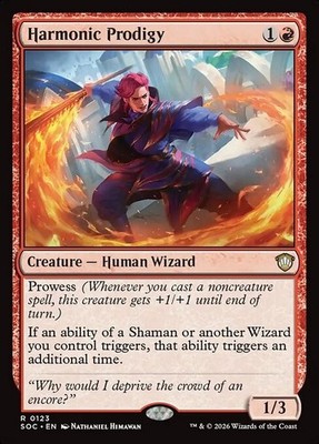 *MtG: HARMONIC PRODIGY - Commander Secrets of Strixhaven Rare - magicman*
