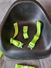 Koru Kids Toddler Booster Kinder Sitzerhöhung Stuhl Erhöhung schwarz Gurt Klett
