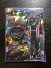 2025 Select Racing - MATT MILLS - Select Sparks RELIC - Cracked Ice - Race Used