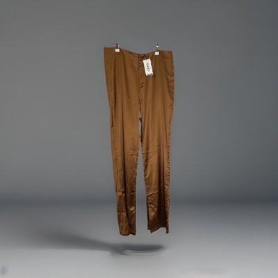 Cider High Rise Boot Cut Side Leg Slit Chocolate Brown Pants XL 30X31'' NWT