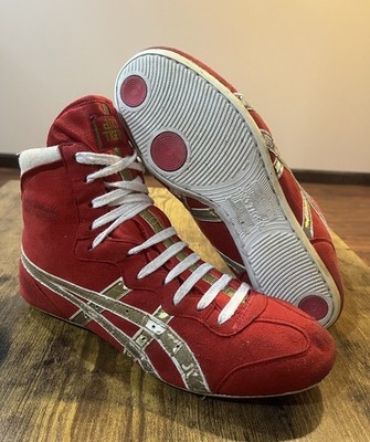 1996 Sample Asics Tiger Dave Schultz Gold Medal Wrestling Shoes