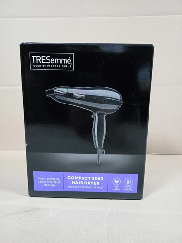 TRESemme Compact 2000W Haar DC Motor Trockner leicht & kompakt 2 Geschwindigkeiten schwarz