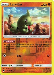 Larvitar 114/214 Lost Thunder Reverse Holo