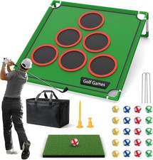 Golf Game Play Set, Golf Chipping Cornhole Game Incl. 20 play set "Golf Balls"