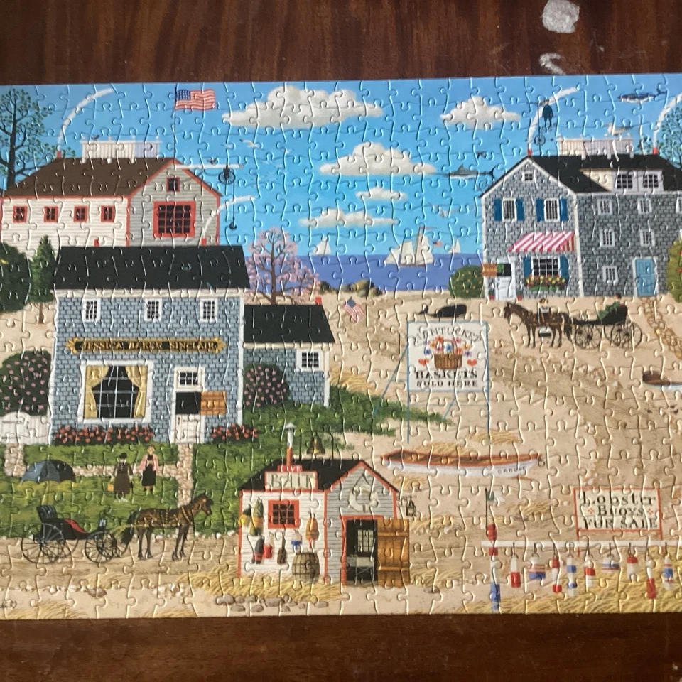 Rompecabezas Buffalo Games - Charles Wysocki - Nantucket Breeze - 500 piezas para Foto 2 de 2