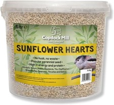 Copdock Mill Sunflower Hearts Bird Food 3.2kg / 5L Tub – No Mess Sunflower He 5.91 per kilo