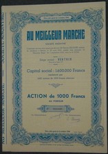 Au Meilleur Marche Societe Anonyme 1956