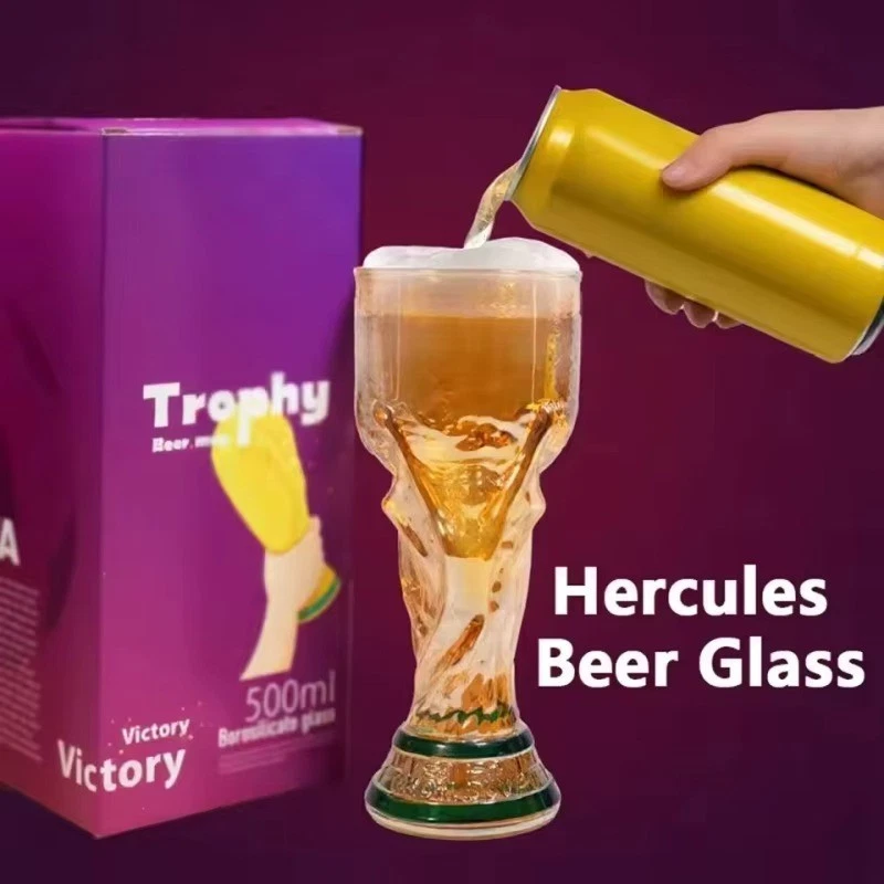 Fußball WM 2026 Bierglas Pokal Glas Fan Geschenk Bar Deko Glas - Bild 2 von 4