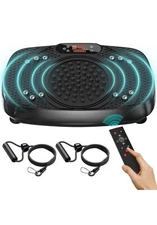 Vibration Plate Exercise Machine: TISSCARE Weight Loss Standard Size, Black 