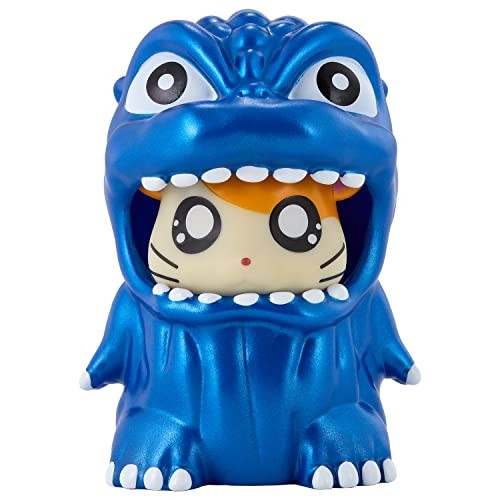 Godziham-Kun Metallic Blue Movie Monster Series Godzilla Hamtaro Bandai Japan-image