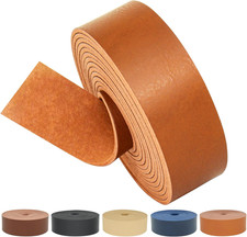 Faux Leather Strap 1 Inch Wide 90 Inches Long Leather Strip, Soft Leather for DI
