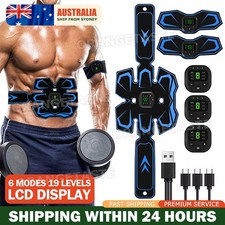 ABS Stimulator EMS Toner Massager Abdominal Trainer Muscle Fitness Body Exercise