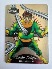 2021 UD Marvel Metal Universe Spiderman Planet metal DOCTOR OCTOPUS 2 OE 20 PM