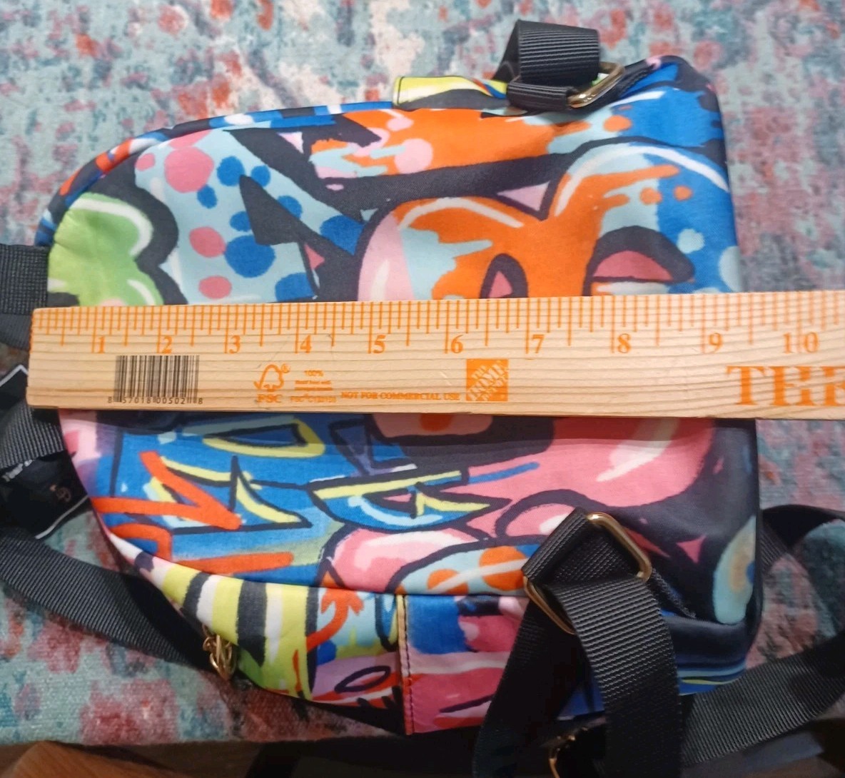 LD MINI  Multicolor Geometric Print backpack - image 10