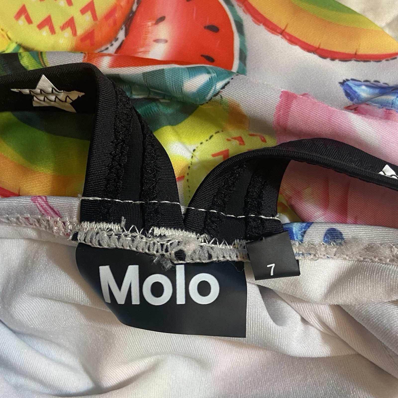 Molo Nakia Swimsuit Bathing Girls Size 7 in Balloons 50+ UV Protection