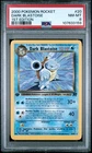 2000 POKEMON ROCKET 1ST EDITION #20 DARK BLASTOISE PSA 8