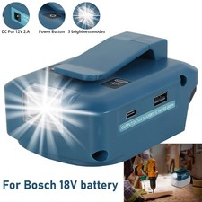USB Battery Power Source Charger Adapter For Bosch 18V-24V Battery Converter 1X