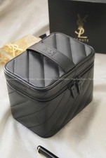 YSL Beauty Vanity Makeup Bag Cosmetic Pouch Luxury New