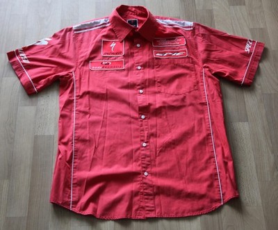 Specialized Shop Team Werkstatt Hemd kurzarm rot, Size L l gebraucht