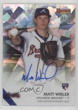 2015 Bowman's Best of Atomic Refractor 49/50 Matt Wisler #B15-MWI Auto l1f