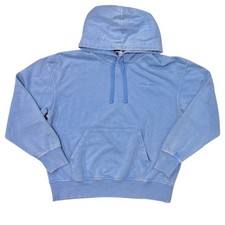 Champion Women's Comfy Fleece Pullover Hoodie w/ Kangaroo Pocket Blue, XL