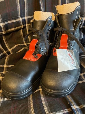 schulze schuhe steel toe safety boot welding/flexing/steel rated (876) NWT