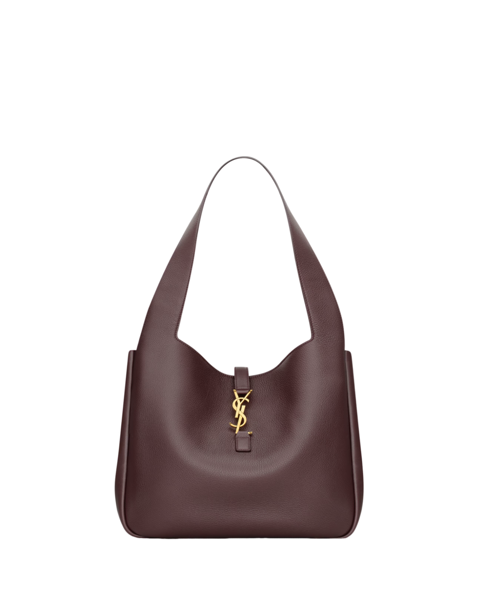 Saint Laurent Le 5 A 7 Bea Large $3700 Raisin Leather Supple