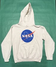 NASA White Sweatshirt by Gildan Size Small