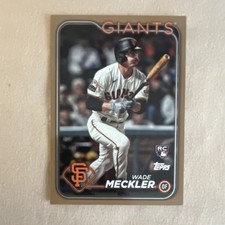 2024 Topps Series 2 #458 Wade Meckler RC Gold Border  #1360/2024 SF Giants