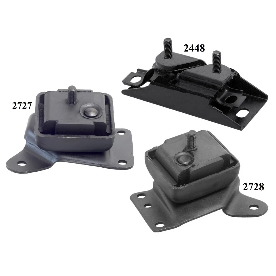 3 piezas montaje motor y transmisión apto para Ford F-100 1982-1983 3,8 L Foto 2 de 4