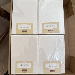 Close To My Heart Card Boxes Lot Of 4