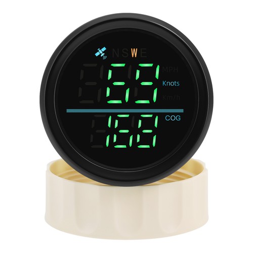 52mm LCD Digital GPS Speedometer Odometer Gauge Waterproof for Boat Car Truck - Picture 7 of 14